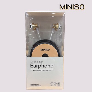 Metal In-Ear Earphone comfortable to wear ใช้โค๊ด NEWYYLV ลดเพิ่ม 100 บาท