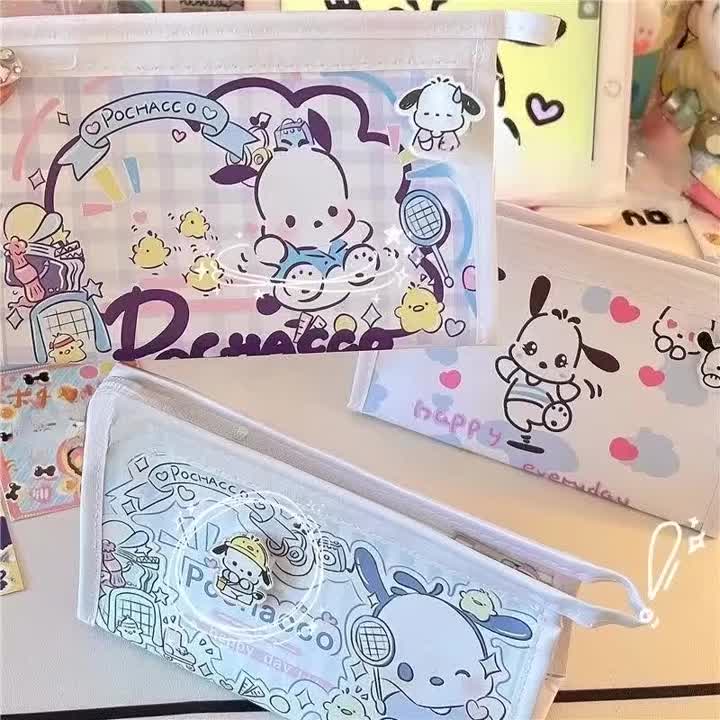 sanrio-กระเป๋าดินสอ-ขนาดใหญ่-จุของได้เยอะ-ลาย-kuromi-my-melody-cinnamoroll-น่ารัก-เหมาะกับของขวัญ-สําหรับนักเรียนหญิง