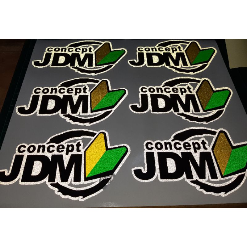 สติ๊กเกอร์-แนวญี่ปุ่น-concept-jdm-งานตัด-3m-สะท้อนแสง