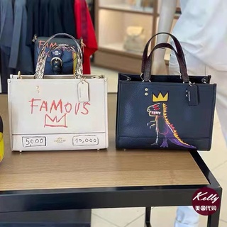 Outlet ส่วนลด🌈 Coach 5660 5661 กระเป๋าสตรีแฟชั่นกระเป๋าสะพายใหม่กราฟฟิตีกระเป๋าถืออินเทรนด์หลายแมทช์