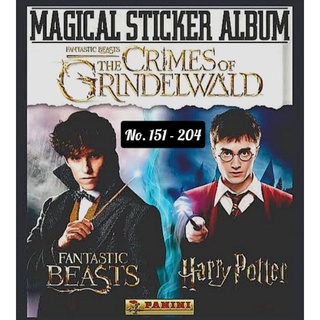 ภาพหน้าปกสินค้าสติ๊กเกอร์ Fantastic Beasts No.151-204 ภาค The Crimes of Grindelwald & Harry Potter ของ Panini ที่เกี่ยวข้อง