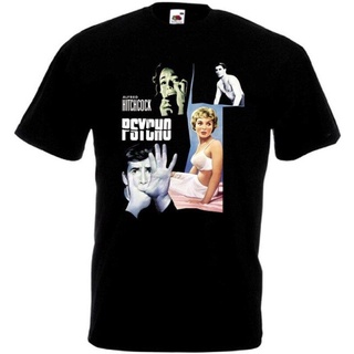 tshirtเสื้อยืดคอกลมฤดูร้อนWanyg เสื้อยืด พิมพ์ลายโลโก้ภาพยนตร์ Psycho แนวสตรีท สุดเท่ แฟชั่นสําหรับผู้ชาย 033007 ชุดเสื้