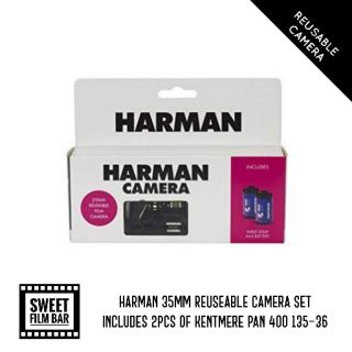 ภาพหน้าปกสินค้า[135bw]		Harman	Reusable Camera Set with 2x Kentmere Pan 400	135 (36exp)		Black and White Film	35mm	|	Sweet Film Bar ที่เกี่ยวข้อง