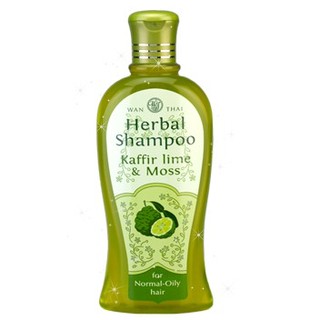 Wanthai Herbal Shampoo Kaffir lime &amp; Moss 200 ml. ว่านไทยแชมพู มะกรูด 8850785003282