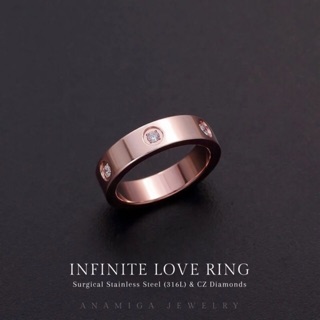 Infinite Love Ring แหวนประดับเพชร CZ