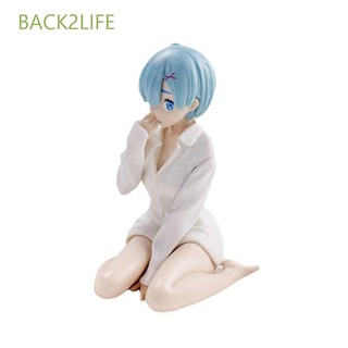 Back2Life โมเดลฟิกเกอร์รูปอนิเมะญี่ปุ่น Rem Kneeling Ver: Life A Different World From Zero Rem ของเล่นสําหรับเด็ก