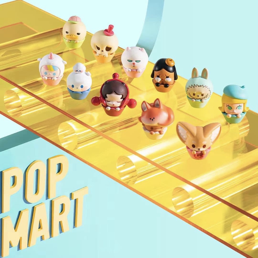 SALE 🔥 POP MART Pop Bean ลิขสิทธิ์แท้ rainbow 🌈 ตัวจิ๋ว ของสะสม รีเม้น