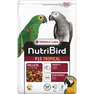 Nutribird P15 Tropican ถุงแพคเกจโรงงานบรรจุ1kg.