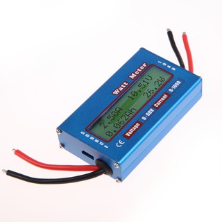 เครื่องวิเคราะห์พลังงานแสงอาทิตย์Dc Poweryser วัตต์โวลต์แอมป์มิเตอร์ 12v 24v