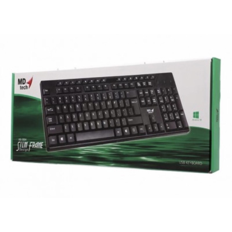 Keyboard คีย์บอร์ด MD-TECH รุ่น KB-310M 8 Multimedia hotkeys 7 ...