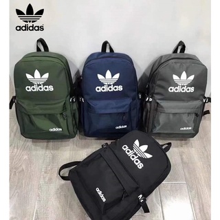 Adidasกระเป๋าเป้สะพายหลังผู้ชายและผู้หญิงใหม่กระเป๋าคอมพิวเตอร์กระเป๋าเป้สะพายหลังกีฬา(สินค้าขนาดกว้าง30cmสูง45cm)