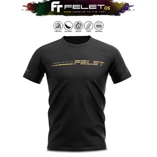 Felet FT-DRY 1.0 เสื้อยืด สีดํา โดย FLEET