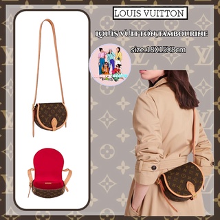 Louis Vuitton   หลุยส์วิตตอง   LOUIS VUITTON Tambourin / กระเป๋าสตรี/แฟชั่นคลาสสิก/กระเป๋าสะพายข้าง/การจัดซื้อยุโรป/ของแ