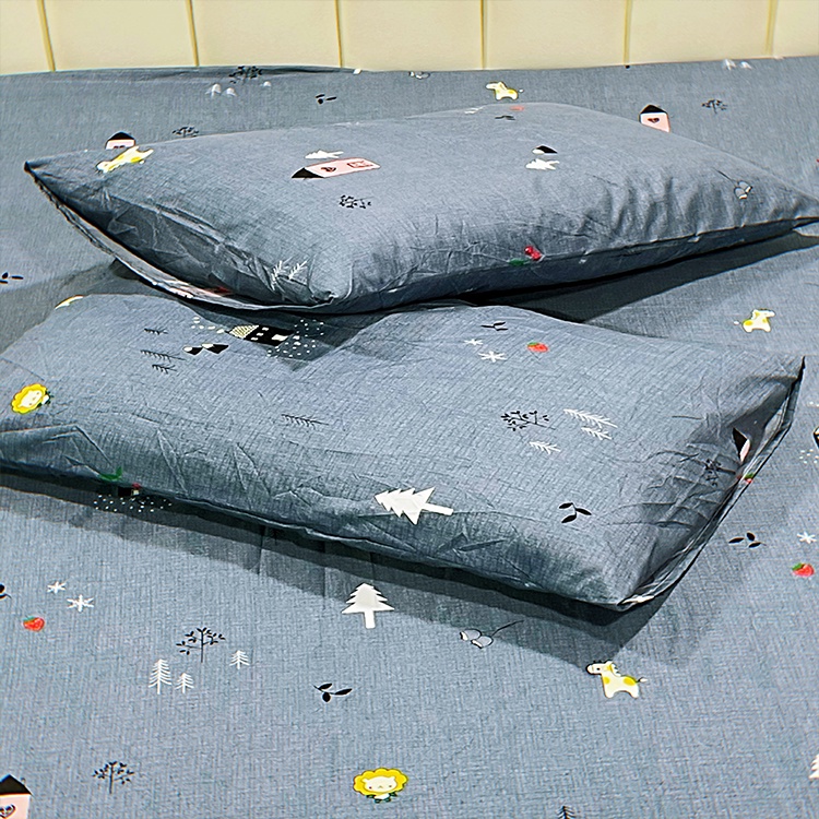 eliya-ผ้าปูที่นอนแบบรัดมุมผ้าปูเตียงพร้อมปลอกหมอน2ใบ-มีปลอกหมอแยกขาย-มีไห้เลือกหลายลาย-ขนาด3-5ฟุด-5ฟุต-และ-6ฟุด