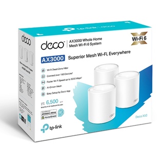 TP-LINK Deco X50  AX3000 (Pack 3) Whole Home Mesh WiFi 6 System