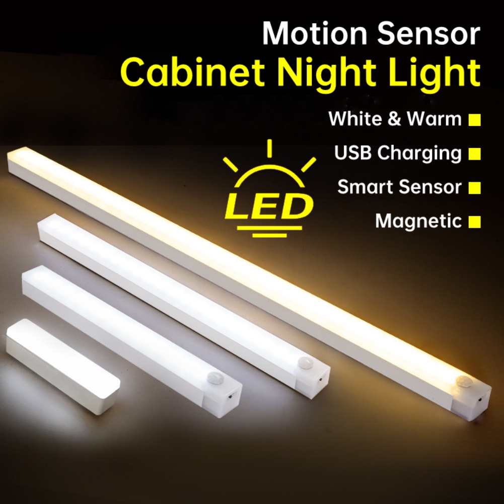 led-ไฟกลางคืนโคมไฟแบบชาร์จไฟ-pir-motion-sensor-usb-led-light-strip-ตู้เสื้อผ้าไร้สายภายใต้ตู้-light-ame1