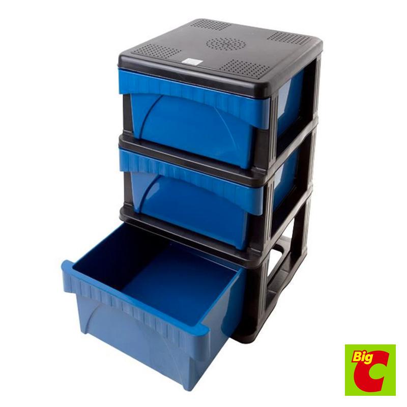 ตู้น๊อกดาวน์-สีน้ำเงิน-ดำ-40x42x68-ซม-knock-down-cabinet-blue-black-40x42x68-cm