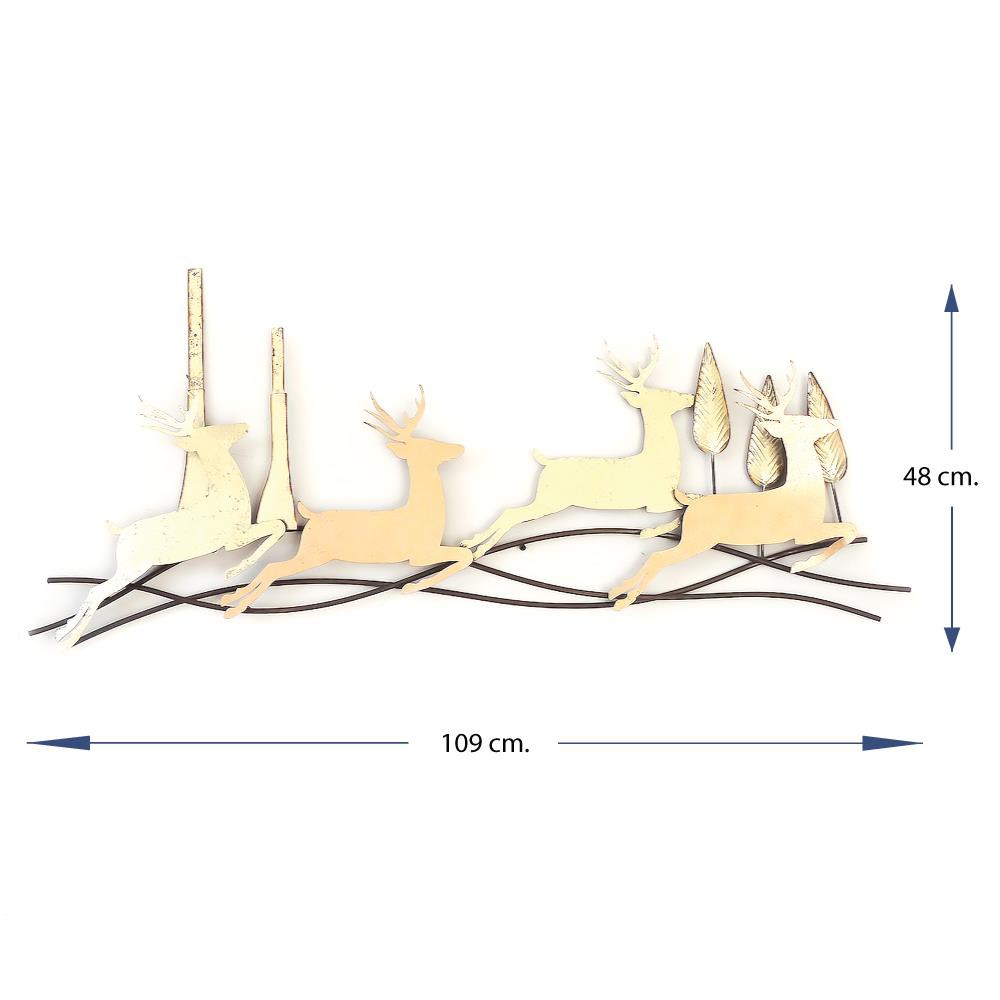อุปกรณ์ตกแต่งบ้านอื่นๆ-ของตกแต่ง-deer-109x48x3-ซม-สีทอง-kawin-ของตกแต่งบ้าน-เฟอร์นิเจอร์-ของแต่งบ้าน-wall-decoration-ka