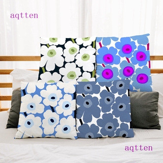 Aqtten Marimekko ปลอกหมอนอิงโซฟา สไตล์นอร์ดิก ขนาด 45X45 ซม. สําหรับรถยนต์ สํานักงาน