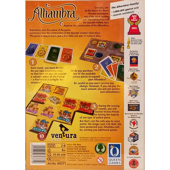 alhambra-board-game-บอร์ดเกม-ของแท้