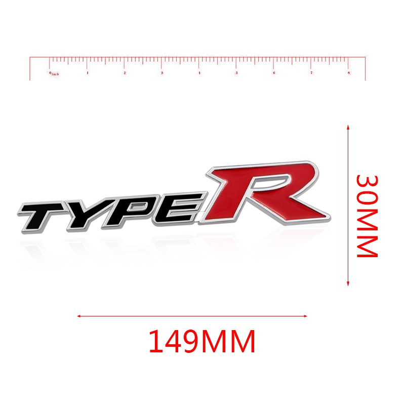 type-r-โลโก้โลหะรถยนต์ด้านหน้าสติ๊กเกอร์-grille-สัญลักษณ์ตราสำหรับฮอนด้าแอคคอร์ดซีวิค