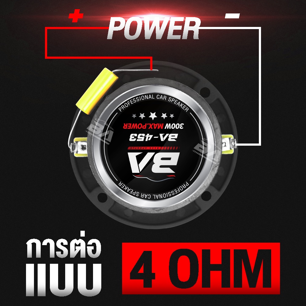 ba-sound-ทวิตเตอร์แหลมจาน-4-นิ้ว-300w-ba-453-ลำโพงทวิตเตอร์-ลำโพงเสียงแหลมขนาด-4นิ้ว-ทวิตเตอร์จาน-4นิ้ว-ทวิตเตอร์แหลม