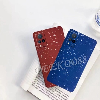 เคส VIVO V21 V20 Pro SE Y31 Y72 5G Titik Snowflake Phone Case Camera Protective Liquid TPU Soft Silicone Back Cover เคสโทรศัพท์ วีโว่V21 5G Casing