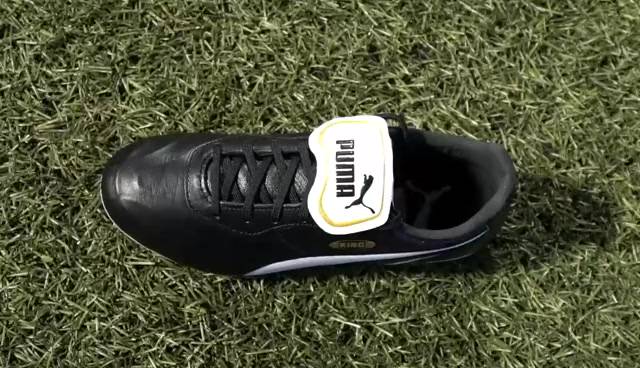 puma-king-top-fgรองเท้าฟุตบอลแหลมป้องกันการลื่นไถล-รองเท้าผ้าใบกลางแจ้งสำหรับผู้ชายมืออาชีพ