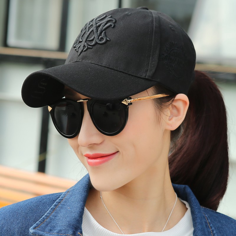 แฟชั่นเกาหลีผู้หญิงฤดูร้อนหมวกเบสบอลหมวกกันแดด