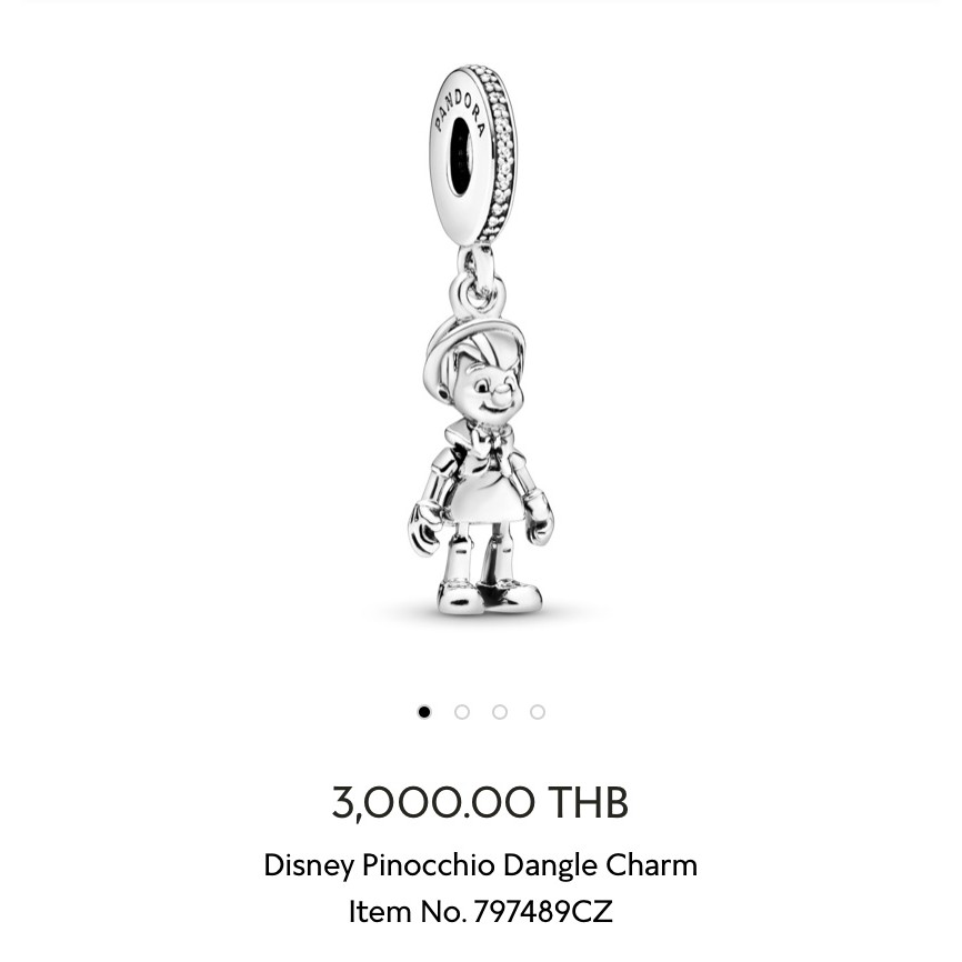 Pinocchio shop charm pandora
