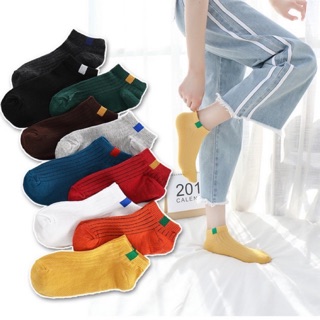 ภาพขนาดย่อของสินค้า(W-003) ถุงเท้า ถุงเท้าข้อสั้น ถุงเท้าแฟชั่น ลายน่ารัก เนื้อผ้านุ่ม