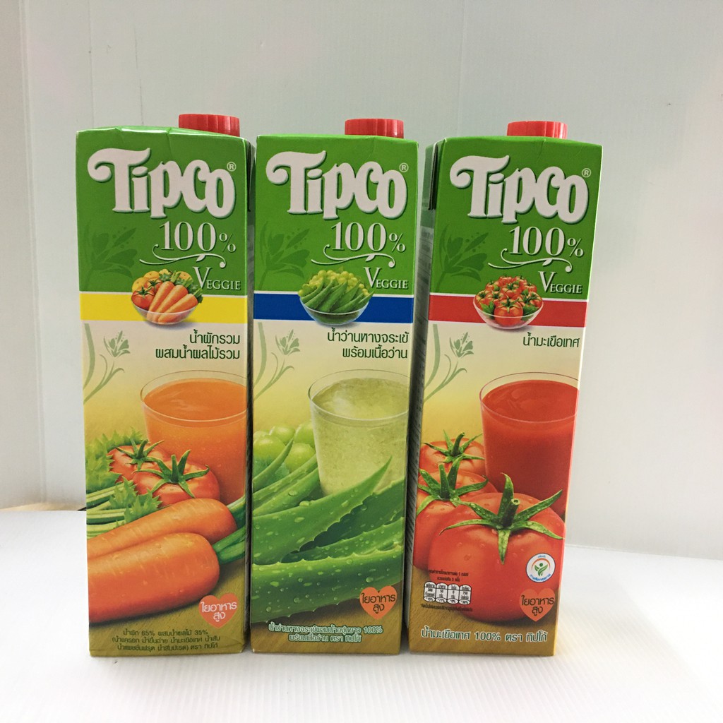 tipco-100-veggie-น้ำผัก-น้ำมะเขือเทศ-น้ำผักผสมน้ำผลไม้รวม-น้ำว่านหางจระเข้พร้อมเนื้อว่าน-ตรา-ทิปโก้-1-ลิตร