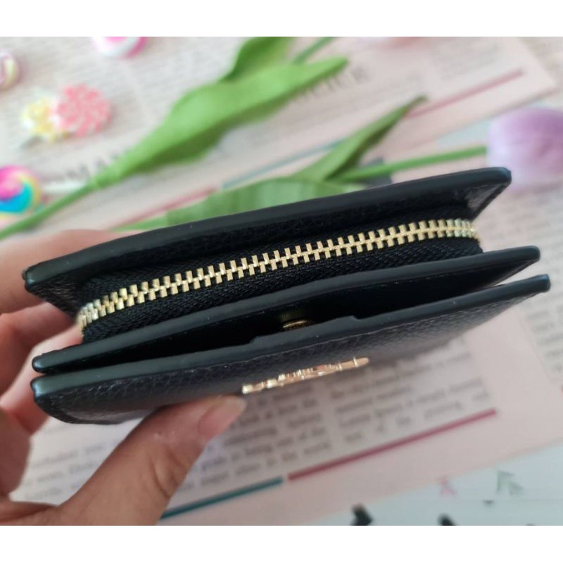 สด-ผ่อน-กระเป๋าสตางค์-สีดำ-ใส่แบงค์ได้-c2862-snap-wallet