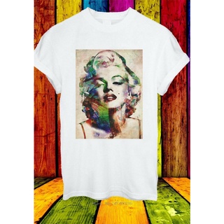 [S-5XL] เสื้อยืด พิมพ์ลายกราฟฟิค Marilyn Monroe American Actress Blonde แฟชั่นคลาสสิก สําหรับผู้ชาย