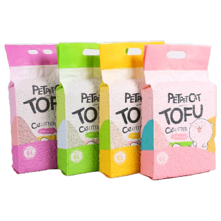 4.4 Flash sale 6 โมง! ทรายแมวเต้าหู้ 6 ลิตร/2.5kg ออร์แกนิค100% ผลิตจากกากถั่วเหลืองธรรมชาติ