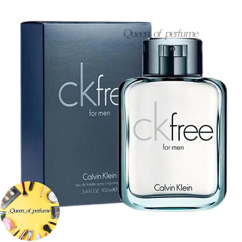 Calvin Klein CK Free for Men Eau De Toilette 100 ml.กล่องซีล Shopee