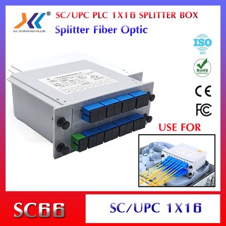 Splitter Fiber Optic SC/UPC 1X16 (แบบกล่อง)