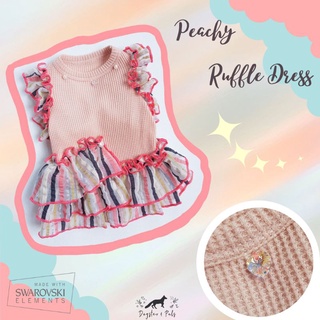 Dogster &amp; Pals: Peachy Ruffle Dress