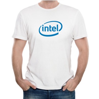 เสื้อยืดวินเทจเสื้อยืด พิมพ์ลาย Intel computer fansS-5XL