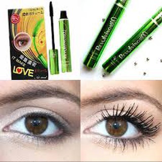 BQ Cover Perfect Eyelash Revolving Mascara 10ml บีคิว คอฟเวอร์ อายแลช มาสคาร่าเขียว ในตำนาน ยาวเรียงเส้น ขนตา