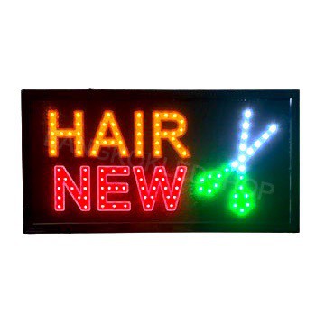 led-sign-hair-new-ป้ายไฟแอลอีดีสำหรับตกแต่ง-220v-ป้ายตัวอักษร-ป้ายไฟ-ป้ายหน้าร้าน-ใช้ประดับตกแต่ง