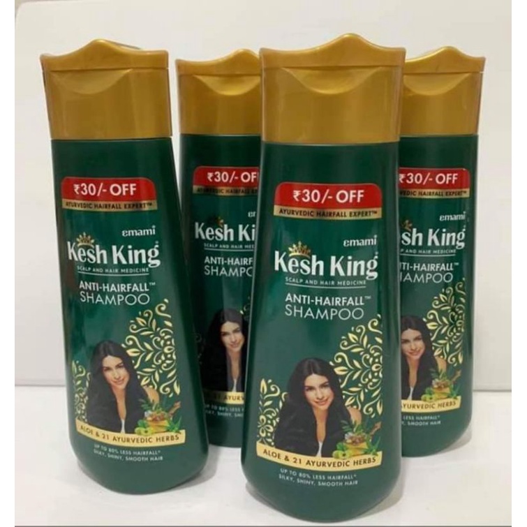 Kesh King Shampoo แชมพูลดผมร่วงสมุนไพรอินเดีย | Shopee Thailand