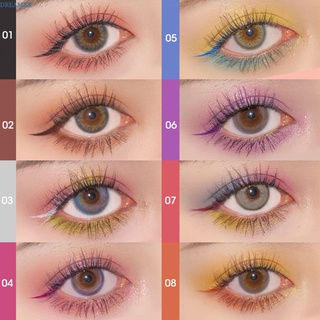 【DREAMER】Colorful Liquid Eyeliner Eye Make Up Waterproof Long Lasting Eye Liner Easy To Wear Eyes Makeup Brown Purple Blue Color Eyeliner