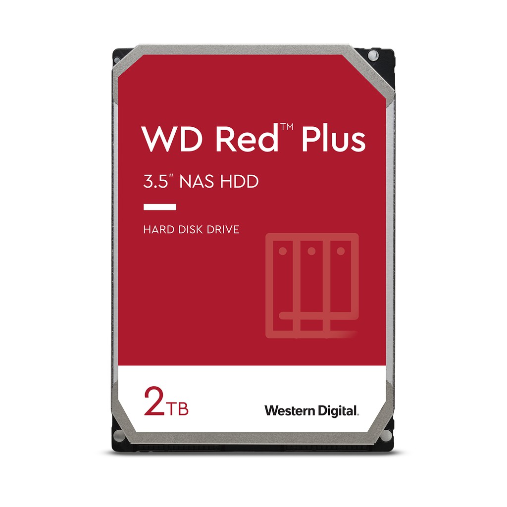 ภาพหน้าปกสินค้าWD Red Plus 2TB HDD NAS 5400RPM (WD20EFZX) จากร้าน smartsolution บน Shopee