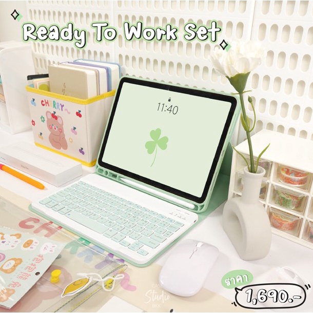 ready-to-work-set-เซ็ต-ready-to-work-smartcase-คียบอรด-เม้า-model3-เคสปากกาg2-ซอง13-กล่องหมี-แผ่นรองยาว