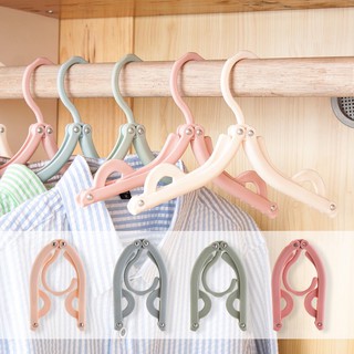 Magic Hanger travel ไม้แขวนพับได้อัจฉริยะ 1 กล่องมี 8ชิ้นไม้แขวนเสื้อ ไม้แขวนกางเกง น้ำหนักเบา พับเก็บกระทัดรัด T0710