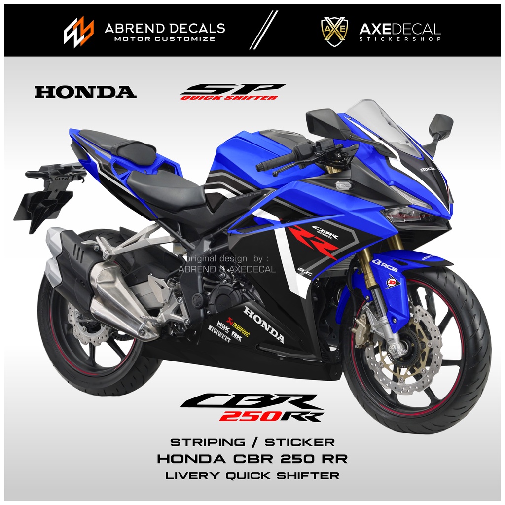 สติกเกอร์ติดตกแต่งรถจักรยานยนต์-honda-cbr-250-rr-livery-krt-cbr-250rr