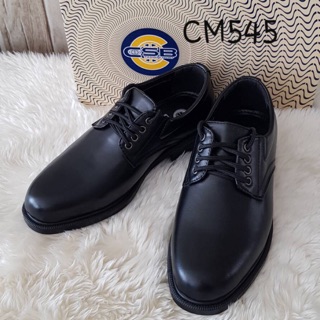 รองเท้าหนังสีดำใส่ทำงาน หรือ ใส่เรียนได้ แบบผูกเชือกCM545ไซส์41-47