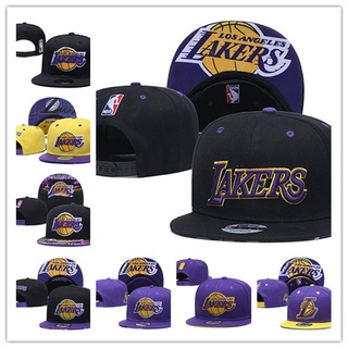 หมวกบาสเก็ตบอล NBA Los Angeles Lakers พรีเมี่ยม