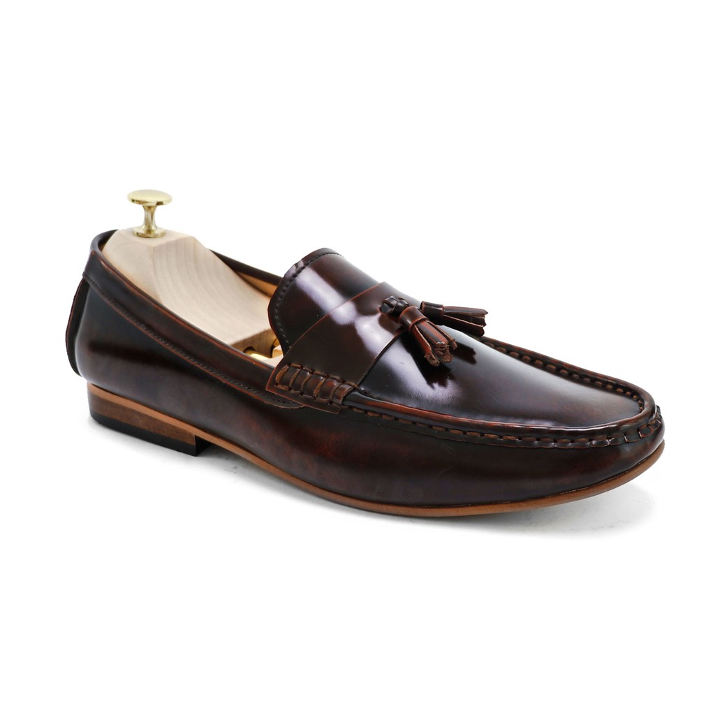 BROWN STONE Tassel Loafer Collection Shopee Thailand